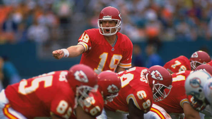 After missing almost two seasons with an injured elbow, Montana won 17 of his 25 starts in Kansas City.