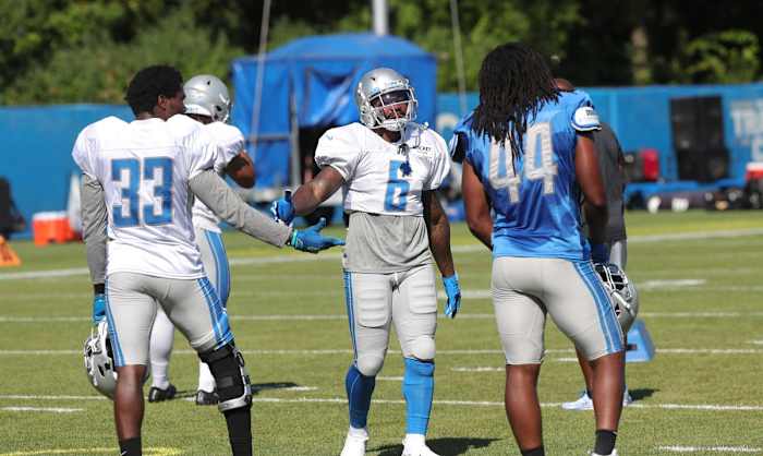 Running Backs Kerryon Johnson and D'Andre Swift