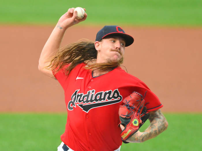 Mike Clevinger pitching