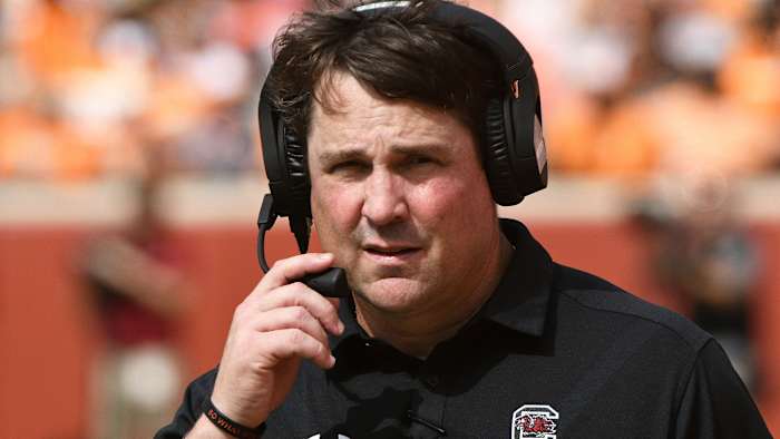 South Carolina football coach Will Muschamp