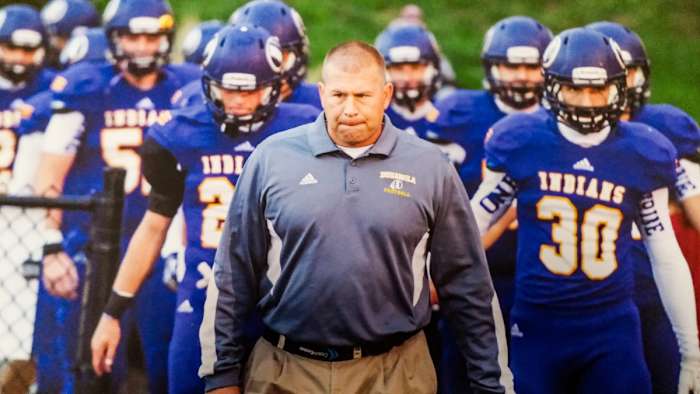 Kluver at Indianola High, where he coached Zac Easter. 