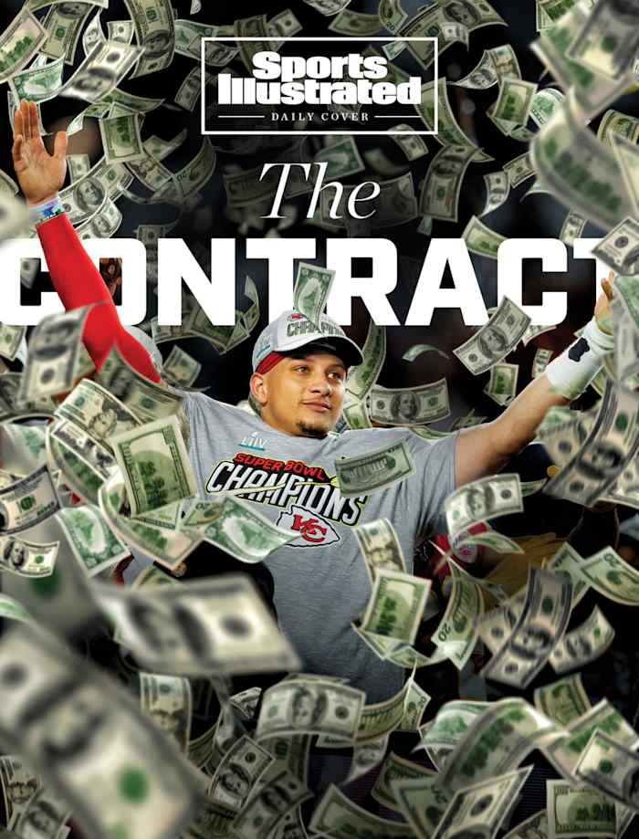 Patrick Mahomes among cash for SI Daily Cover story on record contract
