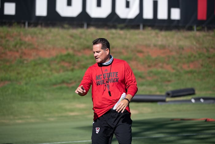 Tim Beck at practice