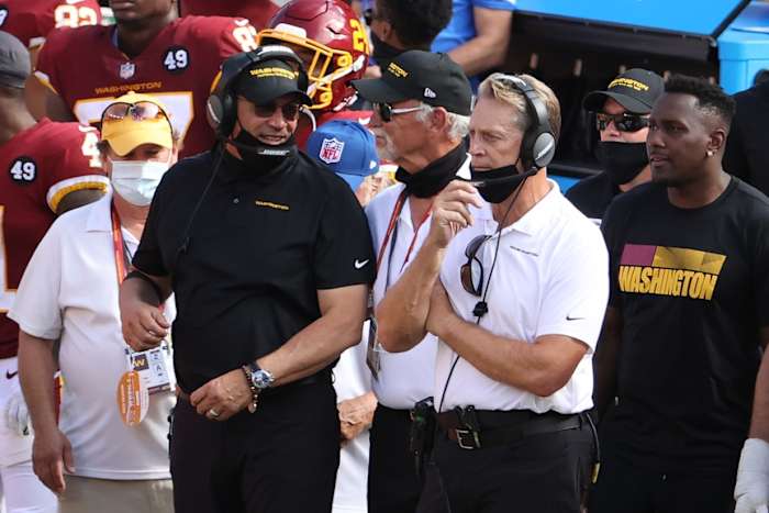 Ron Rivera Jack Del Rio Philadelphia © Geoff Burke  2020 Sep 13