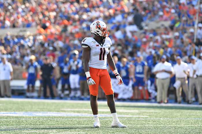 Amen Ogbongbemiga offers a strong outlook for OSU's defense.