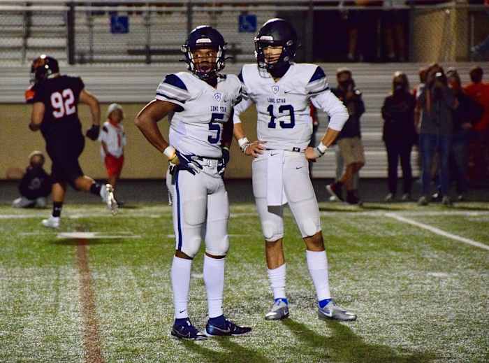 Jaden Nixon (5) and Garret Rangel (13)