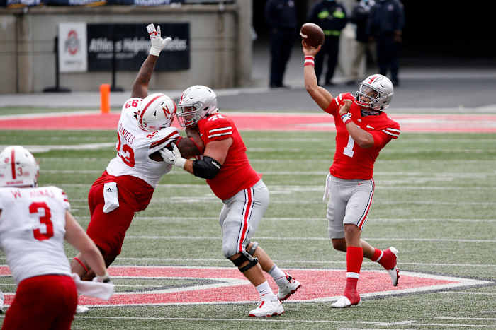 Justin Fields Nebraska 8