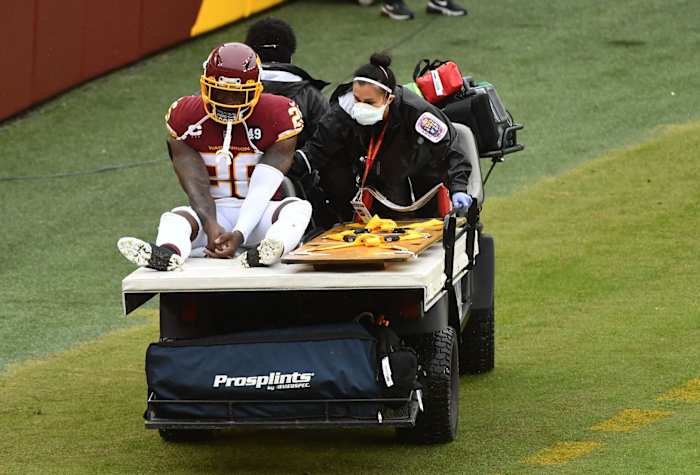 Landon Collins Cart © Brad Mills  2020 Oct 25