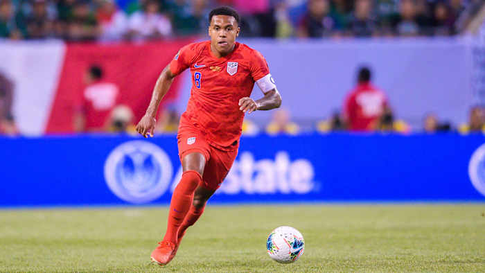 USA midfielder Weston McKennie