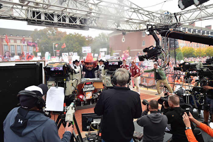 The Game Day cast has expanded since it was last at a Bedlam game.