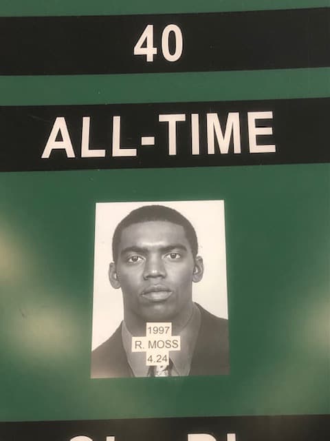 Good luck breaking the Marshall team record in the 40-yard dash.