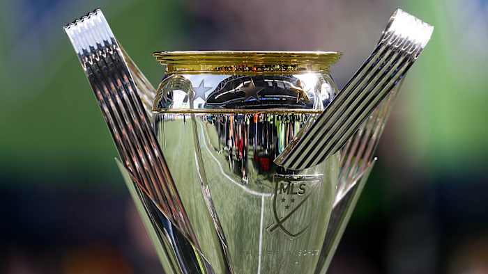 The MLS Cup trophy