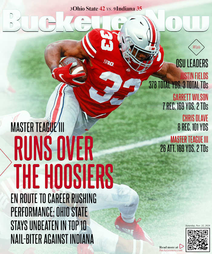 Ohio State vs. Indiana Magazine Cover