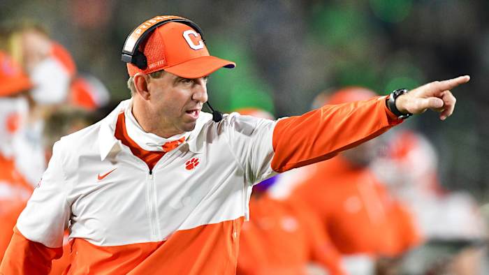 Clemson coach Dabo Swinney
