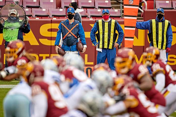 Washington Football Team's chain gang crew