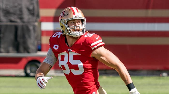 49ers tight end George Kittle