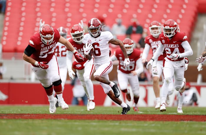 DeVonta Smith at Arkansas