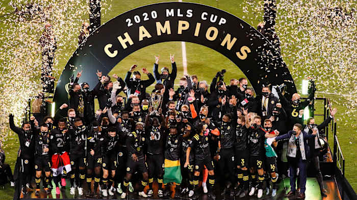 The Columbus Crew win 2020 MLS Cup