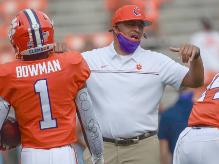 Clemson offensive coordinator Tony Elliott