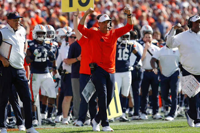 Auburn defensive coordinator and interim head coach Kevin Steele is a top candidate to replace Gus Malzahn