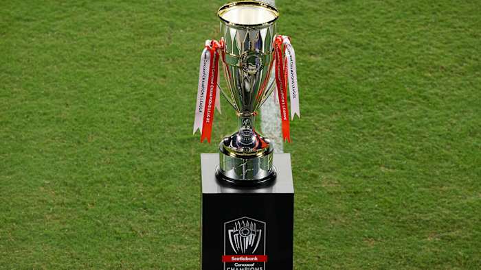 The Concacaf Champions League trophy