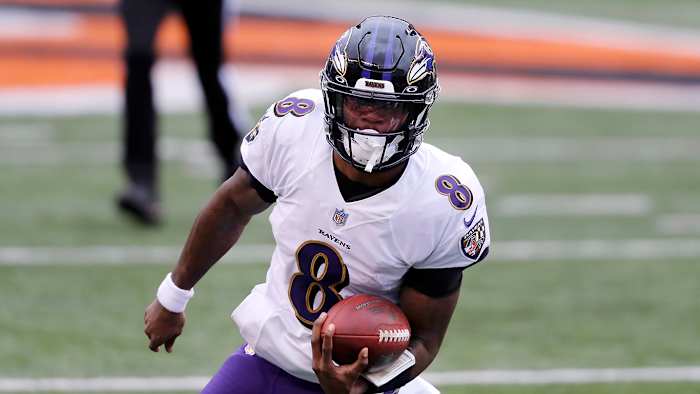 Lamar Jackson and the Ravens are facing the Titans in the AFC Wild Card Round.