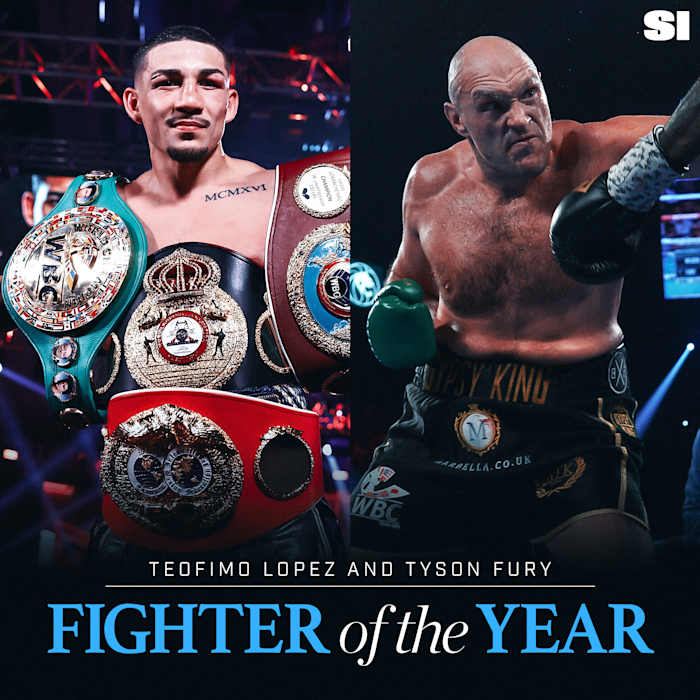 Teofimo Lopez and Tyson Fury share Sports Illustrated's Fighter of the Year honor.