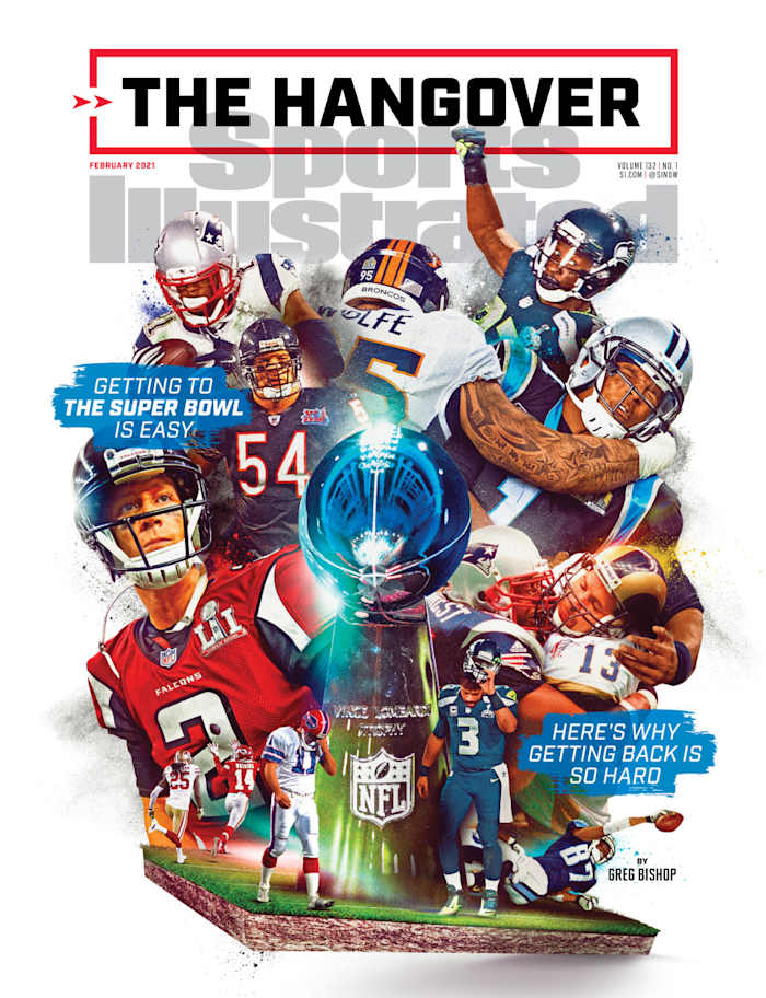 Sports Illustrated February cover: teams that have lost the Super Bowl