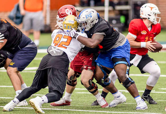 Senior Bowl 2021 practice