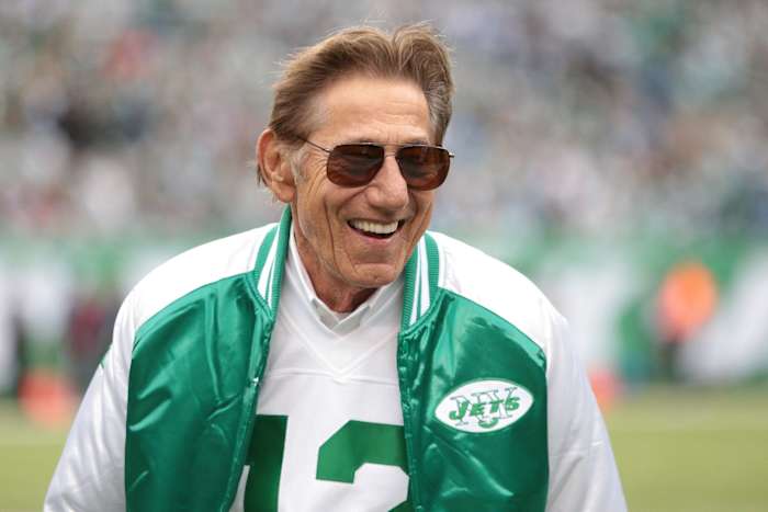 Jets legend Joe Namath at MetLife Stadium