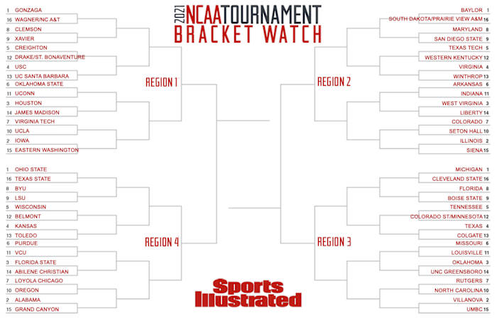 Feb. 23 projected NCAA tournament field