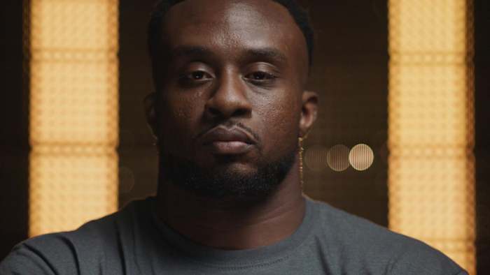 Ettore "Big E" Ewen speaks during the latest installment of WWE 24