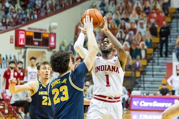 Al Durham had 15 points in his final game at Assembly Hall this season. (USA TODAY Sports)