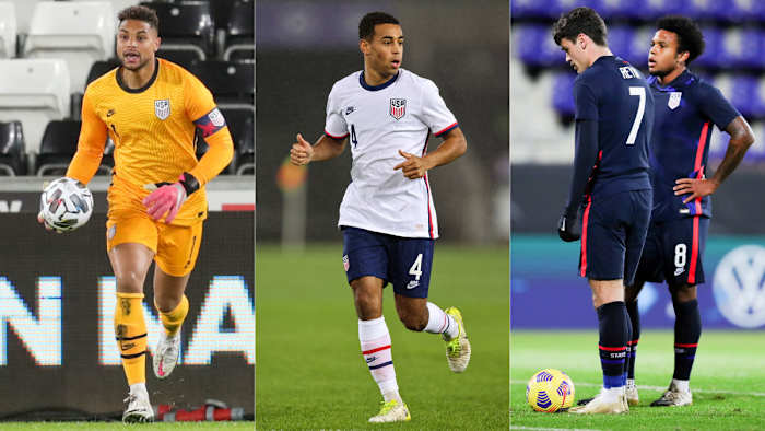 USMNT's Zack Steffen, Tyler Adams, Gio Reyna and Weston McKennie