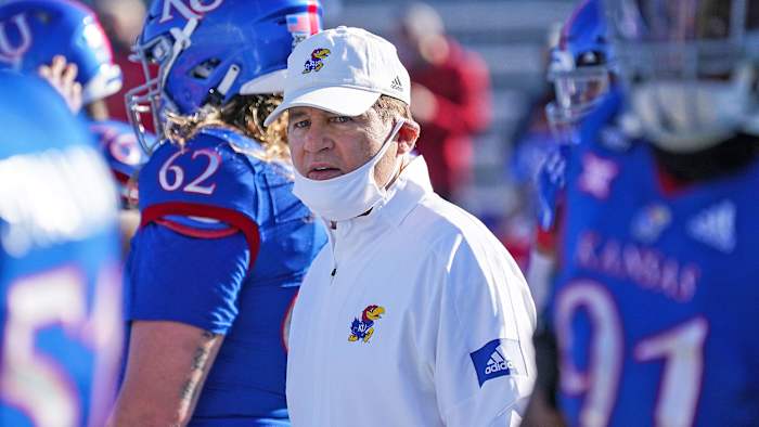 Kansas football coach Les Miles