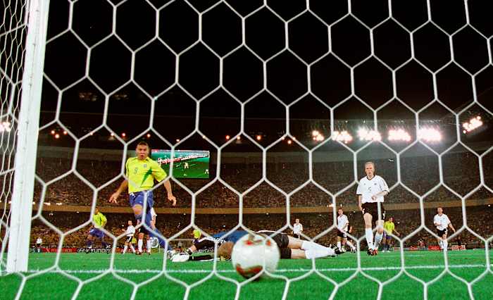 Battling back from knee injuries, Ronaldo scored both goals in the 2002 World Cup final in Yokohama.