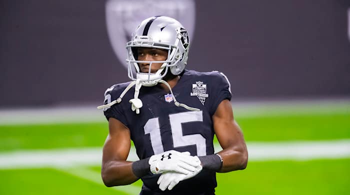 Nelson Agholor with the Raiders.