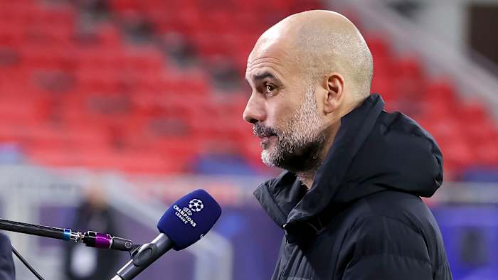 Man City manager Pep Guardiola