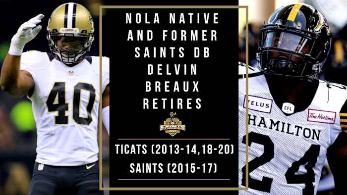Delvin Breaux Retires