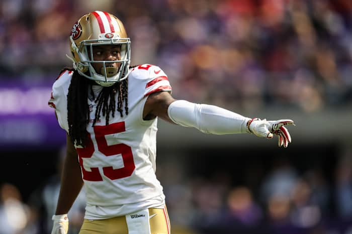 San Francisco 49ers cornerback Richard Sherman (25). Mandatory Credit: Brace Hemmelgarn-USA TODAY 