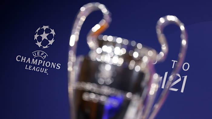 The UEFA Champions League trophy