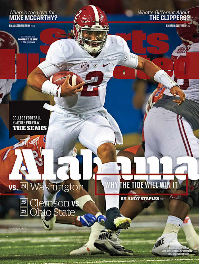 Sports Illustrated cover Jalen Hurts, Dec. 12, 2016