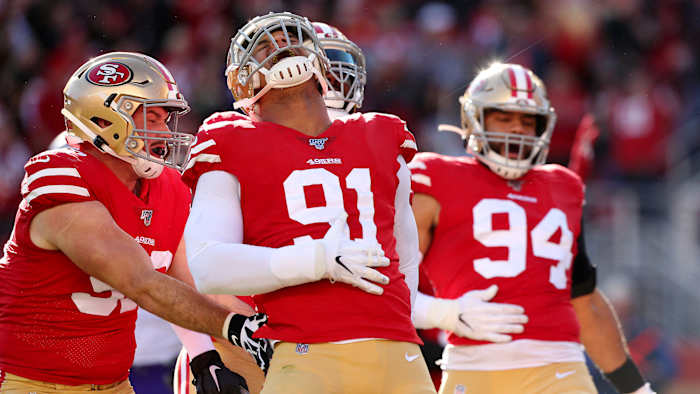 In his fifth year with the Niners, Armstead had a team-best 10 sacks.