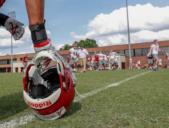 Alabama football practice