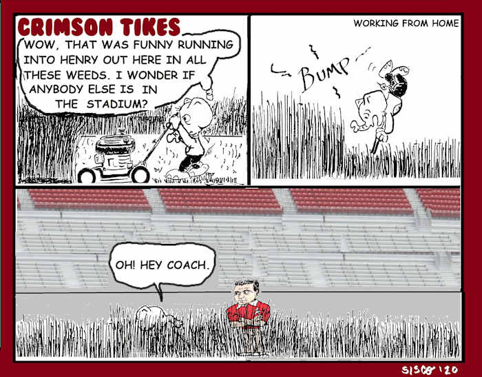 Crimson Tikes in the Weeds, Part 4, April 16, 2020