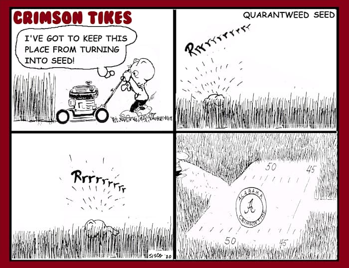 Crimson Tikes in the Weeds, Part 1, April 12, 2020