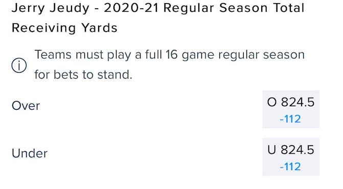 Odds courtesy of FanDuel