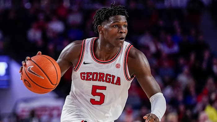 Georgia's Anthony Ewards leads as No. 1 in SI's latest Mock Draft.