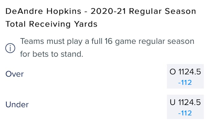 Odds courtesy of FanDuel Sportsbook