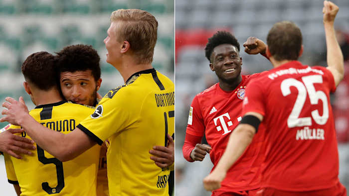 Borussia Dortmund hosts Bayern Munich in the Bundesliga